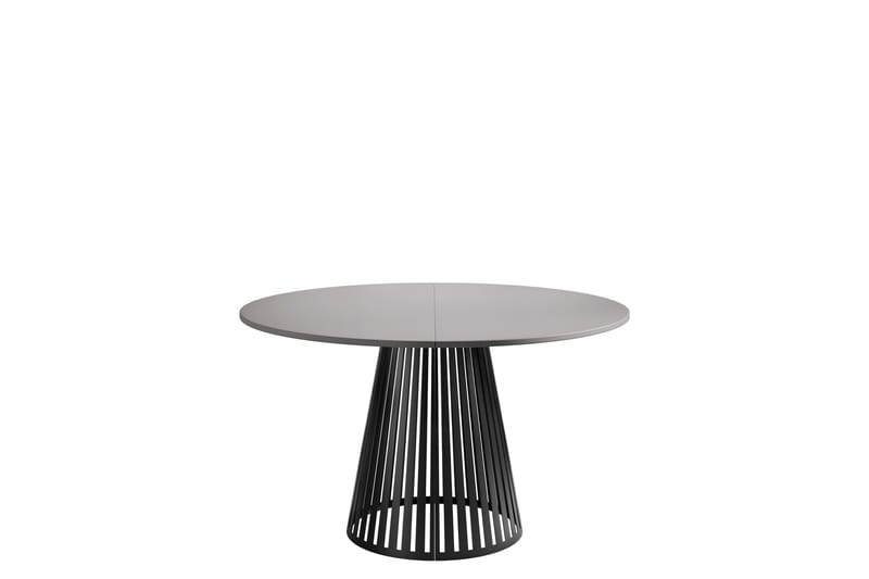 Beylen Matbord 100 cm Rund, Grå/Svart