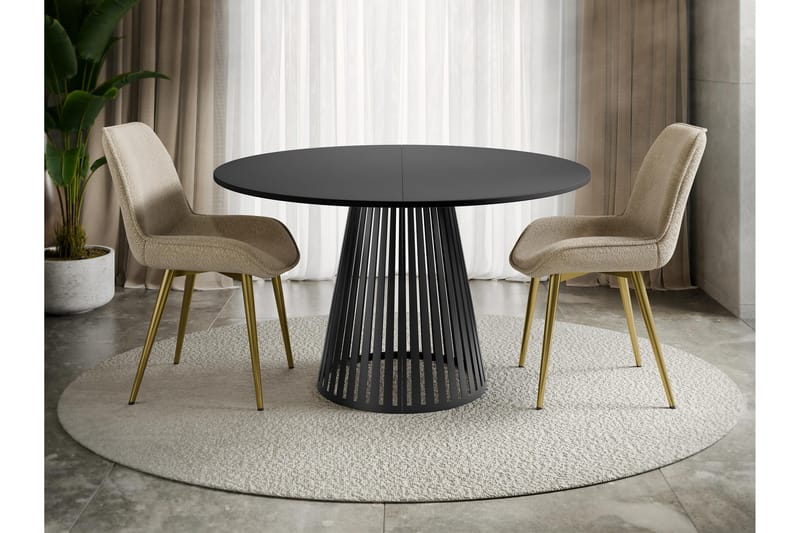 Beylen Matbord 100 cm Rund - Svart - Möbler - Bord & matgrupper - Matbord & köksbord