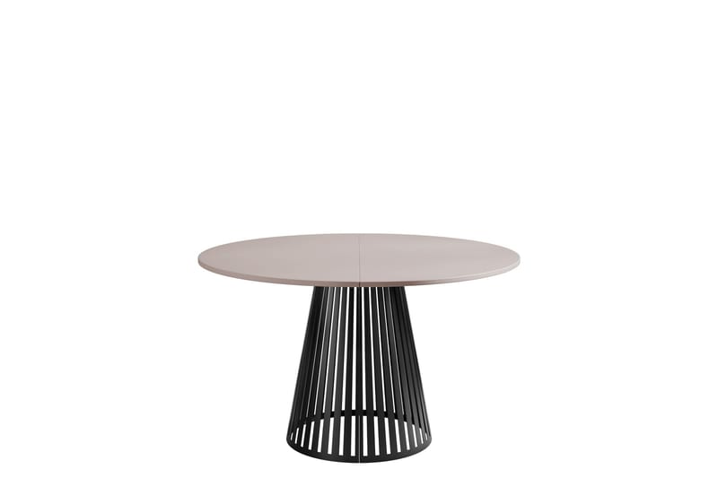 Beylen Matbord 120 cm Rund - Beige/Svart - Möbler - Bord & matgrupper - Matbord & köksbord