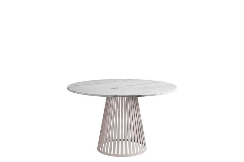 Beylen Matbord 120 cm Rund - Vit/Beige - Möbler - Bord & matgrupper - Matbord & köksbord
