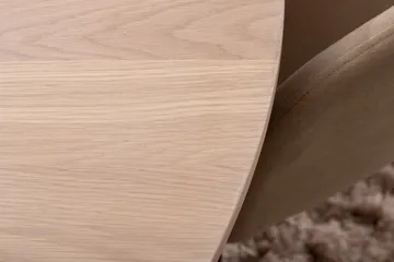 Biana Matgrupp 110 cm Rund inkl 4 Berita Stolar - Beige/Svart - Möbler - Bord & matgrupper - Matgrupper