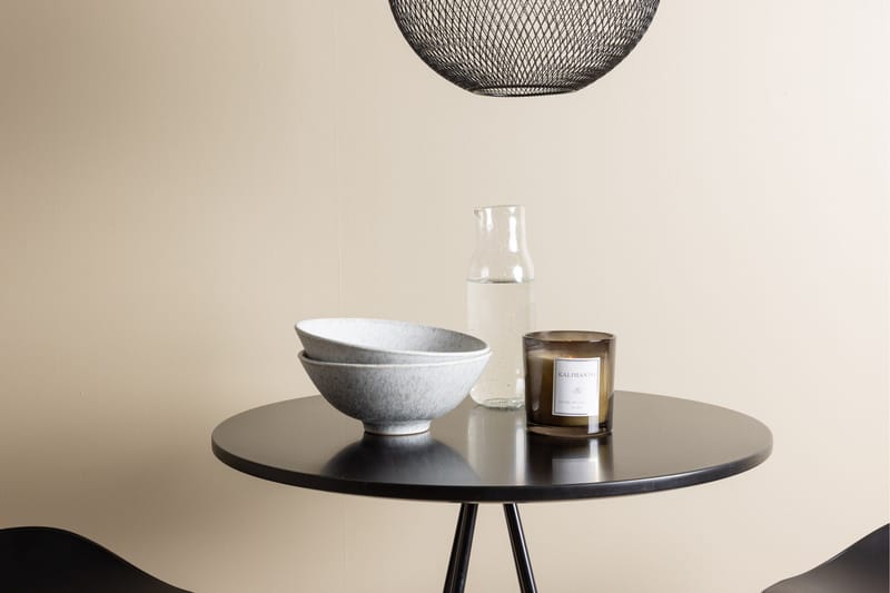 Bistro Matgrupp 60 cm Rund med 2 Adesto stolar - Svart - Möbler - Bord & matgrupper - Matgrupper