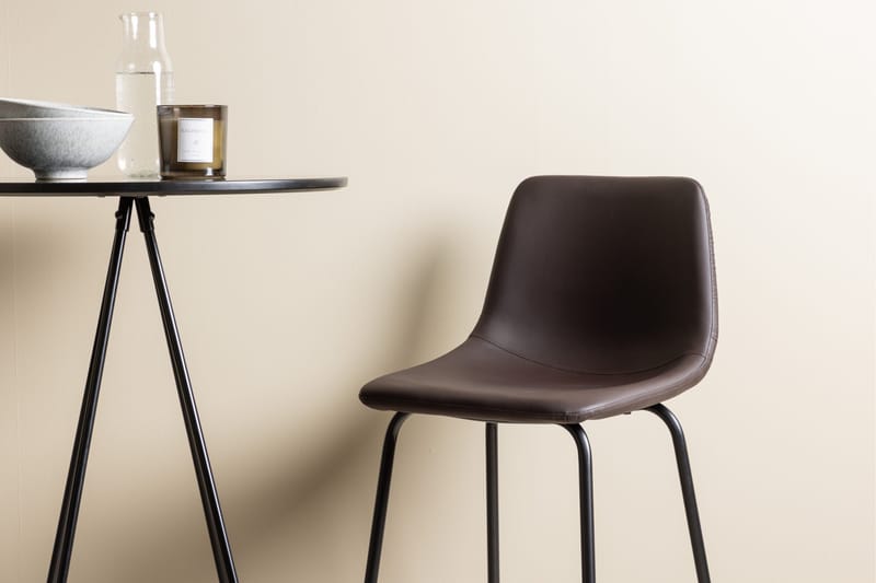 Bistro Matgrupp 60 cm Rund med 2 Alexi stolar - Svart - Möbler - Bord & matgrupper - Matgrupper