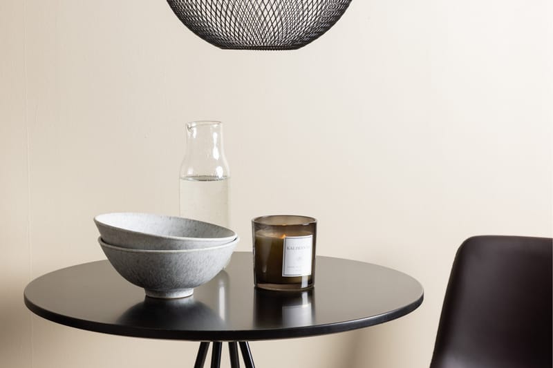 Bistro Matgrupp 60 cm Rund med 2 Alexi stolar - Svart - Möbler - Bord & matgrupper - Matgrupper