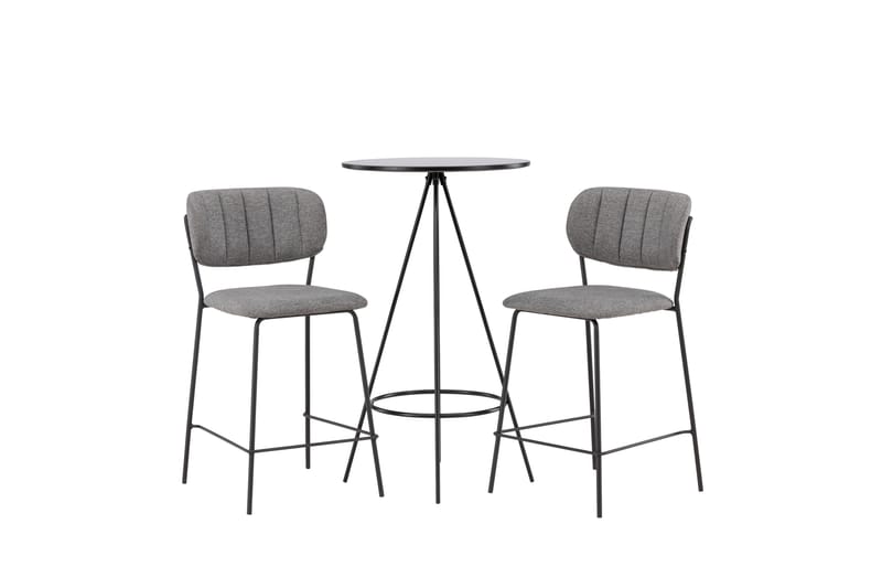 Bistro Matgrupp 60 cm Rund med 2 Bell stolar - Svart - Möbler - Bord & matgrupper - Matgrupper