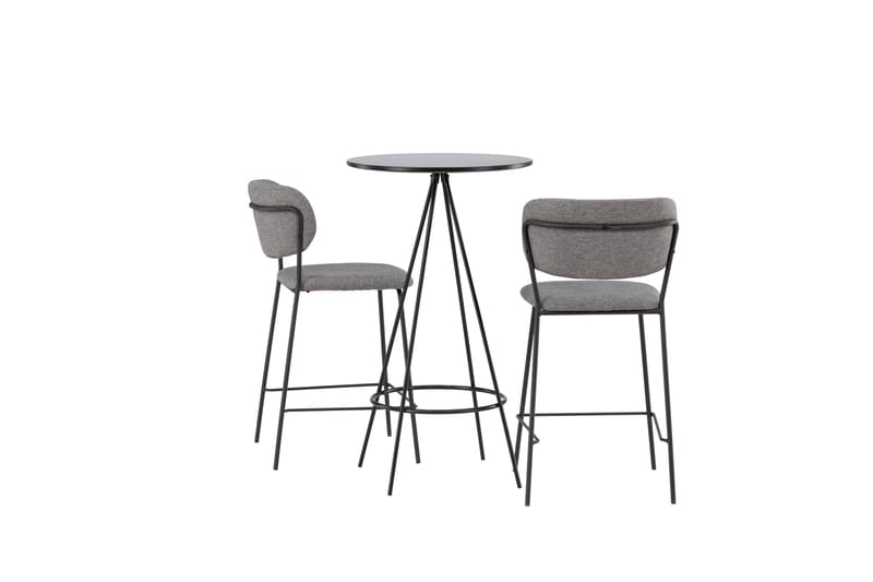 Bistro Matgrupp 60 cm Rund med 2 Bell stolar - Svart - Möbler - Bord & matgrupper - Matgrupper