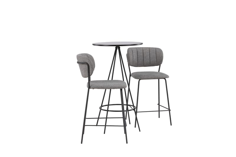 Bistro Matgrupp 60 cm Rund med 2 Bell stolar - Svart - Möbler - Bord & matgrupper - Matgrupper