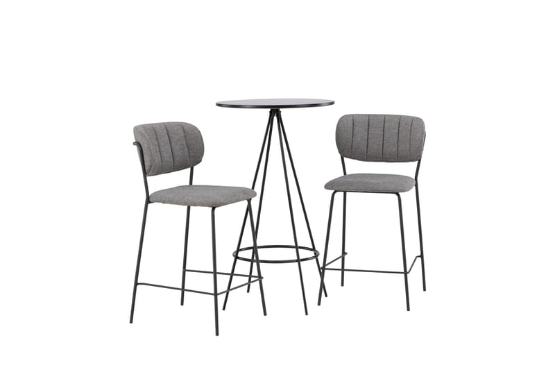 Bistro Matgrupp 60 cm Rund med 2 Bell stolar - Svart - Möbler - Bord & matgrupper - Matgrupper