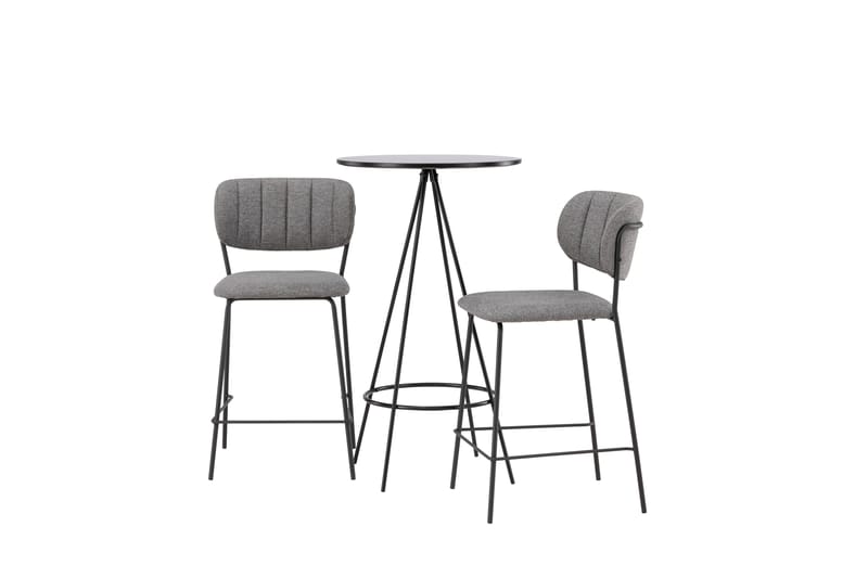 Bistro Matgrupp 60 cm Rund med 2 Bell stolar - Svart - Möbler - Bord & matgrupper - Matgrupper