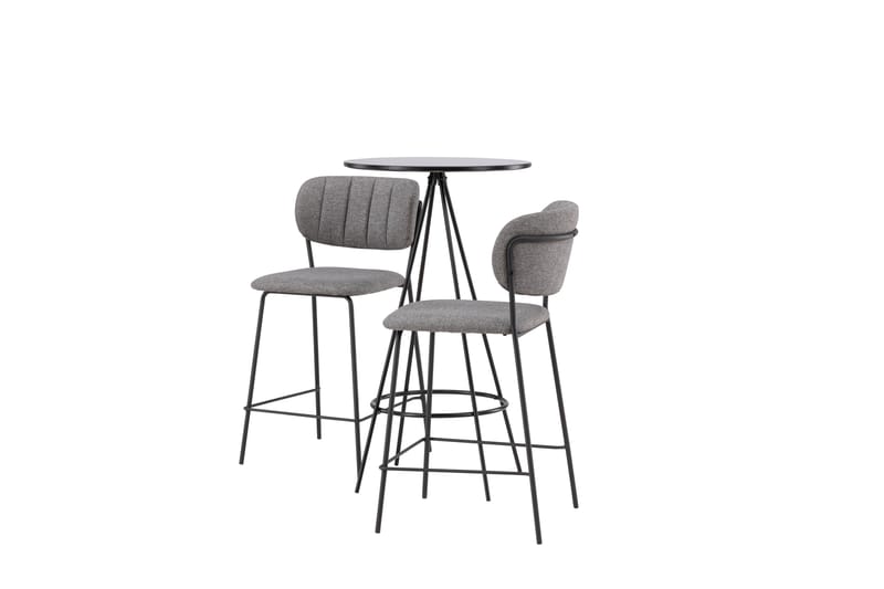 Bistro Matgrupp 60 cm Rund med 2 Bell stolar - Svart - Möbler - Bord & matgrupper - Matgrupper