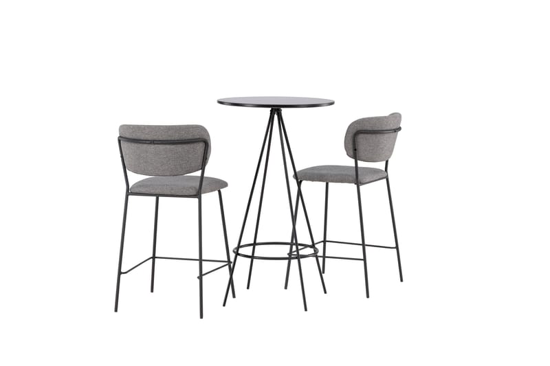 Bistro Matgrupp 60 cm Rund med 2 Bell stolar - Svart - Möbler - Bord & matgrupper - Matgrupper