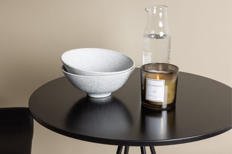 Bistro Matgrupp 60 cm Rund med 2 Jonna stolar - Svart - Möbler - Bord & matgrupper - Matgrupper