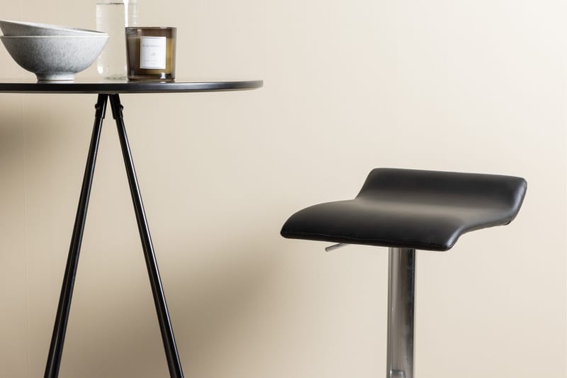 Bistro Matgrupp 60 cm Rund med 2 Jonna stolar - Svart - Möbler - Bord & matgrupper - Matgrupper