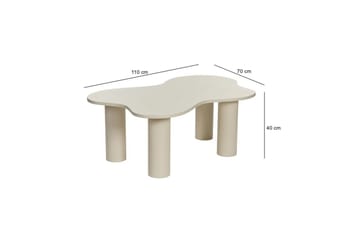 Bloomis Soffbord 110 cm - Cream - Möbler - Bord & matgrupper - Soffbord