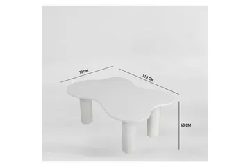 Bloomis Soffbord 110 cm - Vit - Möbler - Bord & matgrupper - Soffbord
