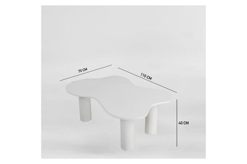 Bloomis Soffbord 110 cm - Vit - Möbler - Bord & matgrupper - Soffbord