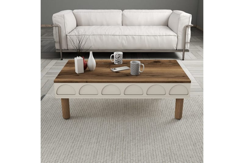 Bohem Soffbord 180 cm - Cremevit - Möbler - Bord & matgrupper - Soffbord