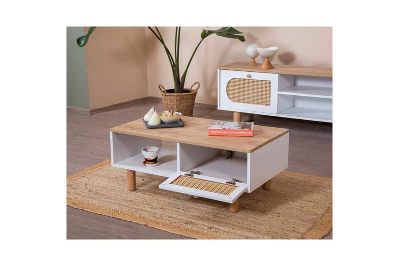 Bohem Soffbord 55 cm - Vit - Möbler - Bord & matgrupper - Soffbord