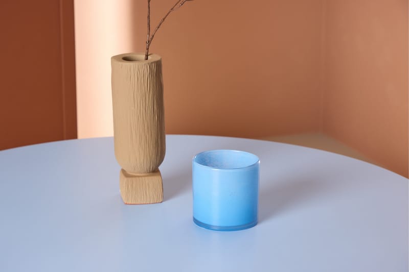 Bootcut Matbord 110 cm Rund - Blå - Möbler - Bord & matgrupper - Matbord & köksbord