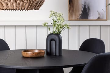 Bootcut Matbord 110 cm Runt med 4 Polar Matstol - Möbler - Bord & matgrupper - Matgrupper