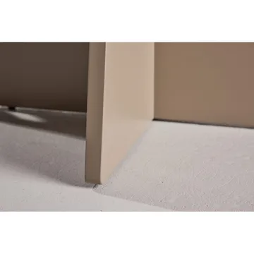 Bootcut Runt Matbord 110 cm i Sten med Marmorutseende - Beige - Möbler - Bord & matgrupper - Matbord & köksbord
