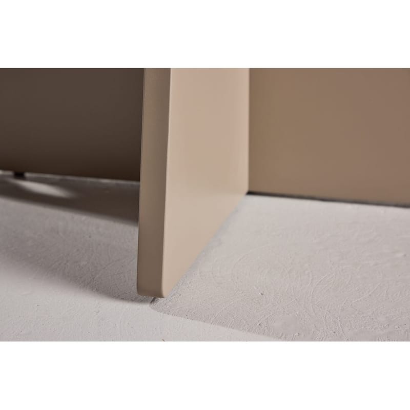 Bootcut Runt Matbord 110 cm i Sten med Marmorutseende - Beige - Möbler - Bord & matgrupper - Matbord & köksbord