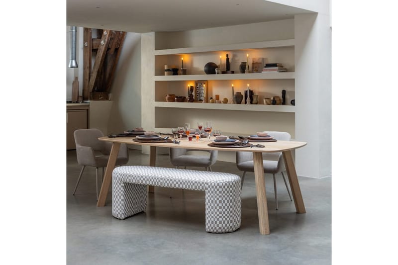 Bord Tablo Danish Oval - Transparent, 220x100 cm - Möbler - Bord & matgrupper - Matbord & köksbord