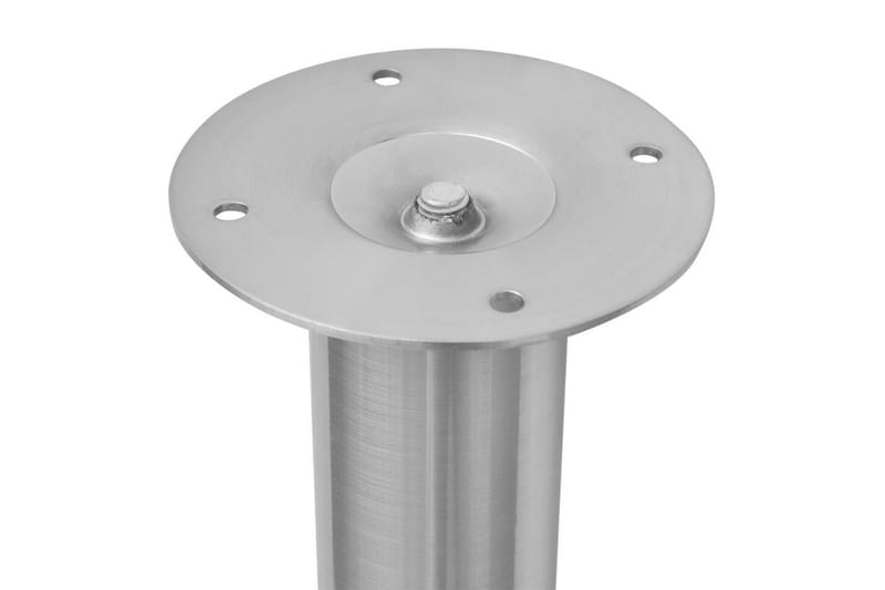 2 Teleskopiska bordsben i borstad nickel 710 mm-1100 mm - Silver - Möbler - Bord & matgrupper - Bordstillbehör - Bordsben