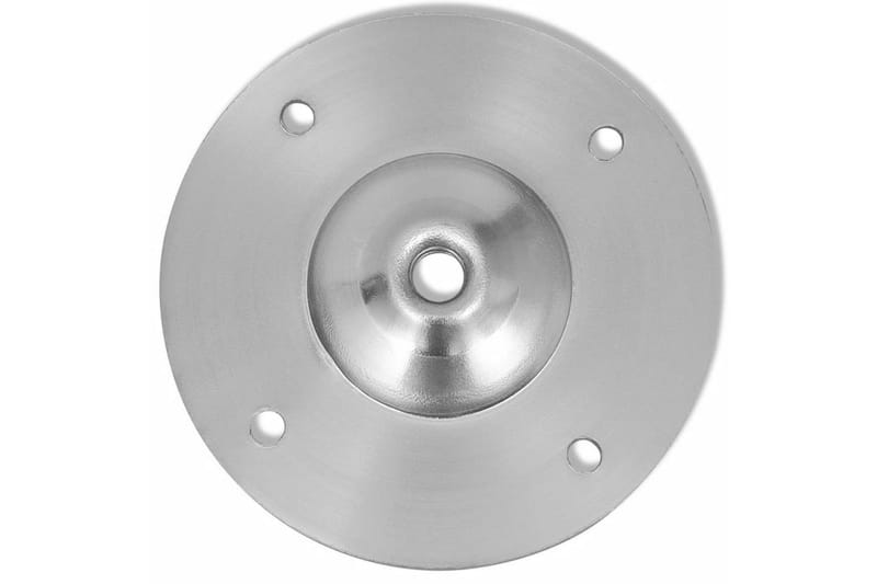 2 Teleskopiska bordsben i borstad nickel 710 mm-1100 mm - Silver - Möbler - Bord & matgrupper - Bordstillbehör - Bordsben