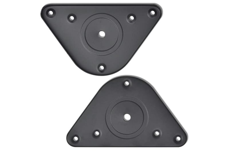4 Justerbara raka bordsben i svart 710 mm - Svart - Möbler - Bord & matgrupper - Bordstillbehör - Bordsben