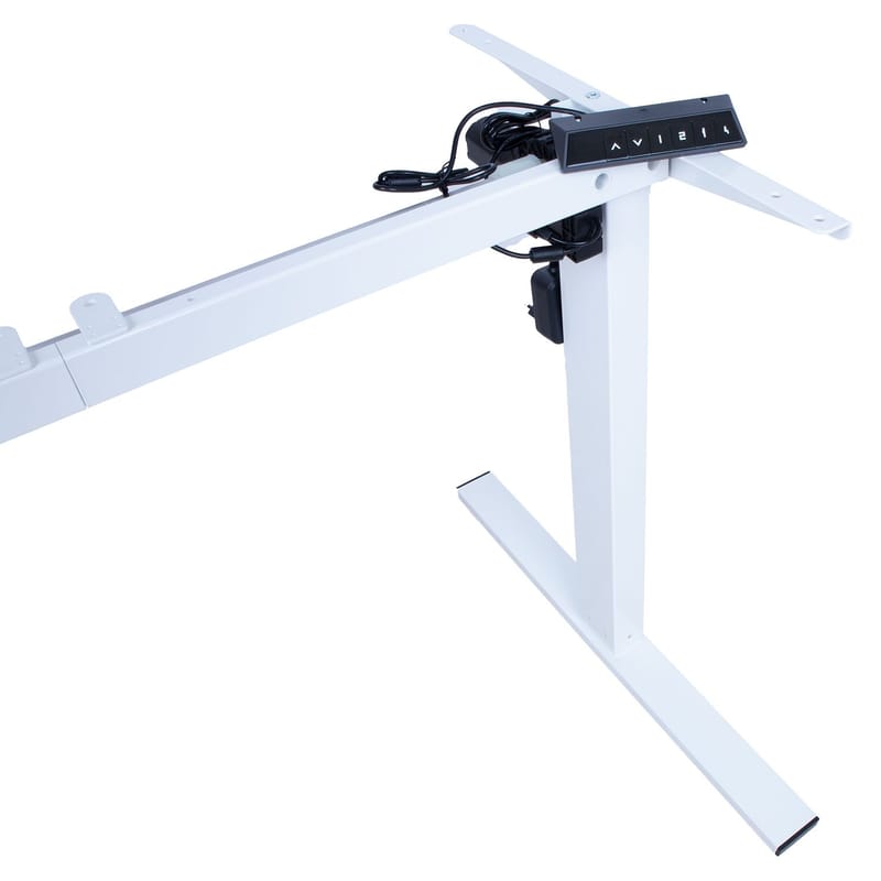 Bordsben Ergo Fit med 1 motor - Vit - Möbler - Bord & matgrupper - Bordstillbehör - Underrede bord