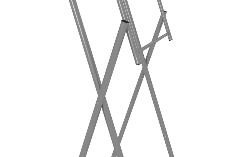 Hopfällbara bordsben silver 45x55x112 cm galvaniserat stål - Silver - Möbelben - Bordsben