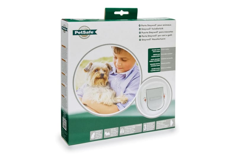PetSafe 4-vägskattlucka 280 vit 5001 - Möbler - Bord & matgrupper - Bordstillbehör - Bordsben