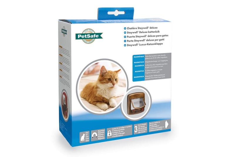 PetSafe Magnetisk 4-vägs kattlucka Deluxe 420 brun 5006 - Möbler - Bord & matgrupper - Bordstillbehör - Bordsben