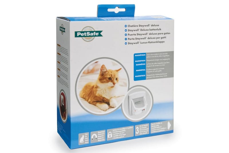 PetSafe Magnetisk 4-vägskattlucka Deluxe 400 vit 5005 - Möbler - Bord & matgrupper - Bordstillbehör - Bordsben