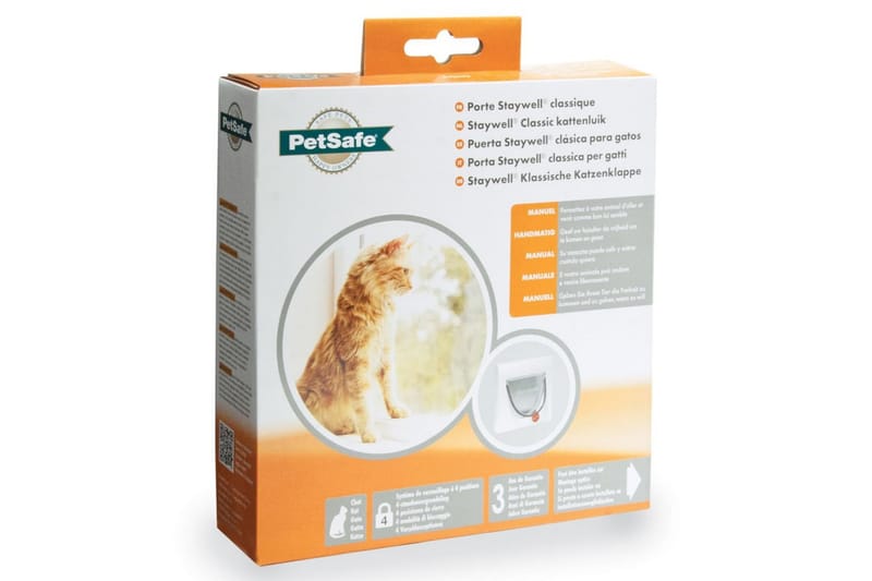 PetSafe Manuell 4-vägskattlucka utan tunnel Classic 919 vit - Möbler - Bord & matgrupper - Bordstillbehör - Bordsben