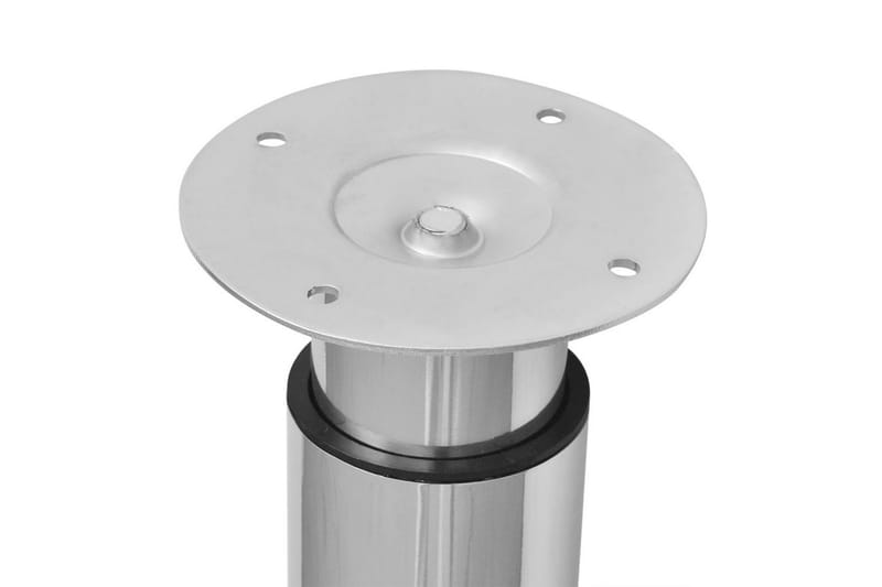 Teleskopiska bordsben krom 710 mm-1100 mm - Silver - Möbelben - Bordsben