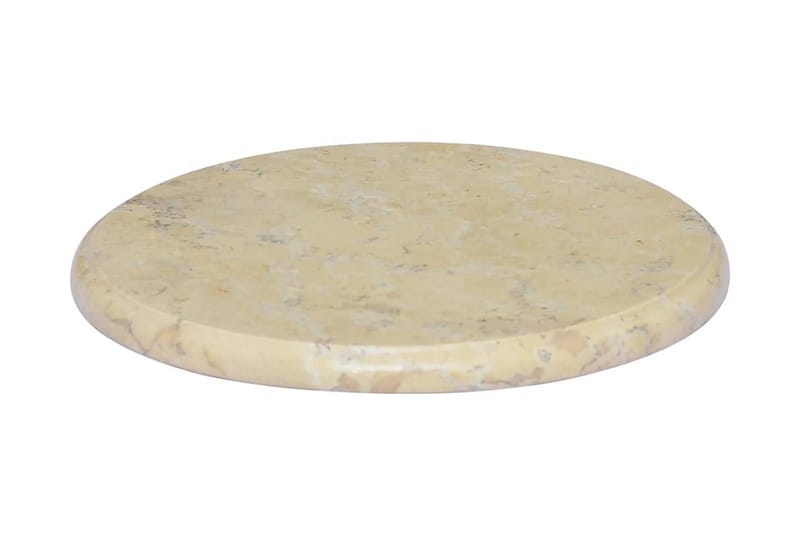 Bordsskiva gräddvit Ã˜40x2,5 cm marmor - Vit - Möbler - Bord & matgrupper - Bordstillbehör - Bordsskiva
