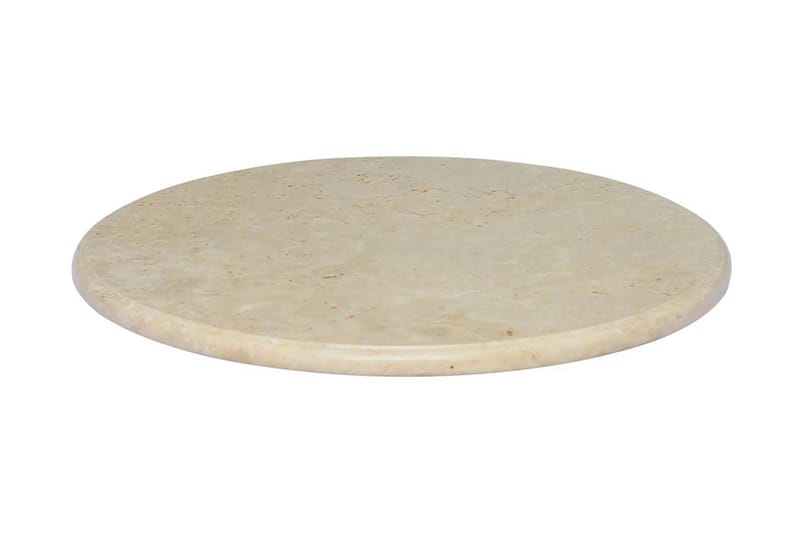 Bordsskiva gräddvit Ã˜60x2,5 cm marmor - Vit - Möbler - Bord & matgrupper - Bordstillbehör - Bordsskiva