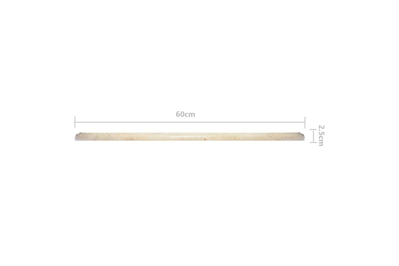 Bordsskiva gräddvit Ã˜60x2,5 cm marmor - Vit - Möbler - Bord & matgrupper - Bordstillbehör - Bordsskiva