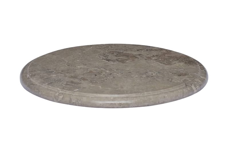 Bordsskiva grå Ã˜40x2,5 cm marmor - Grå - Möbler - Bord & matgrupper - Bordstillbehör - Bordsskiva