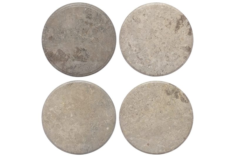 Bordsskiva grå Ã˜40x2,5 cm marmor - Grå - Bordsskiva