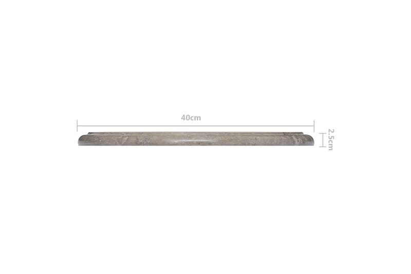 Bordsskiva grå Ã˜40x2,5 cm marmor - Grå - Möbler - Bord & matgrupper - Bordstillbehör - Bordsskiva