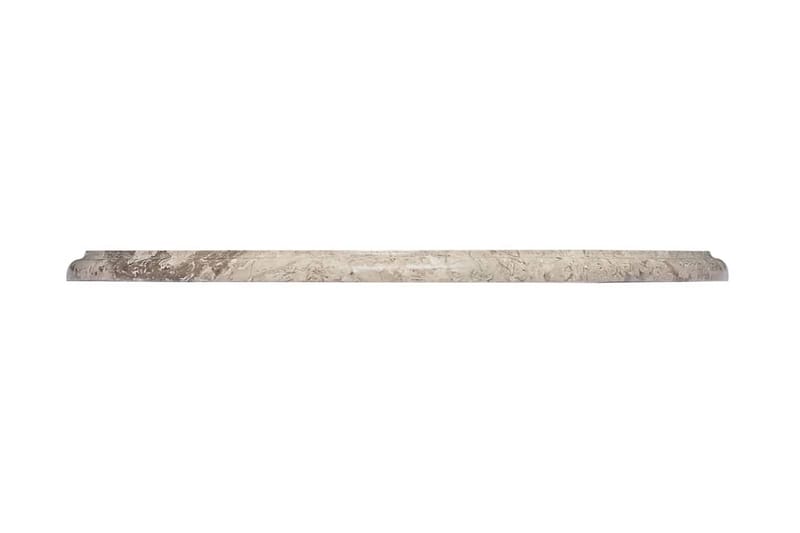 Bordsskiva grå Ã˜50x2,5 cm marmor - Grå - Bordsskiva