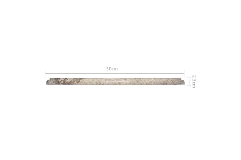 Bordsskiva grå Ã˜50x2,5 cm marmor - Grå - Möbler - Bord & matgrupper - Bordstillbehör - Bordsskiva