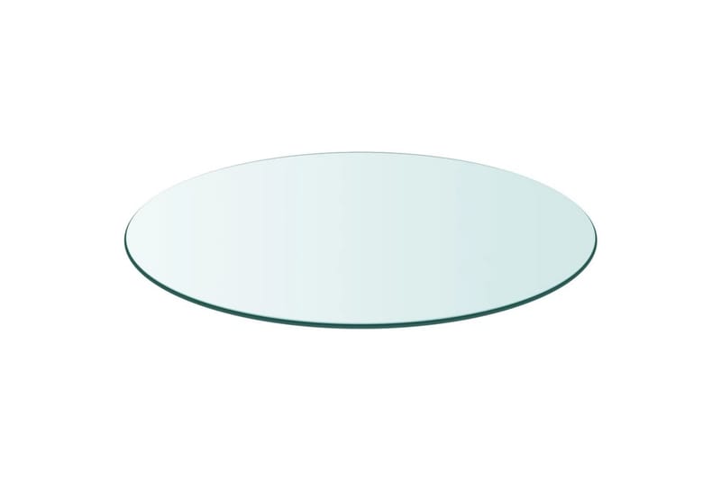 Bordsskiva härdat glas rund 700 mm - Transparent - Möbler - Bord & matgrupper - Bordstillbehör - Bordsskiva