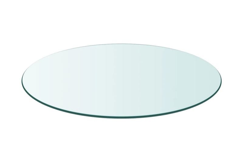 Bordsskiva i härdat glas 600 mm rund - Transparent - Möbler - Bord & matgrupper - Bordstillbehör - Bordsskiva