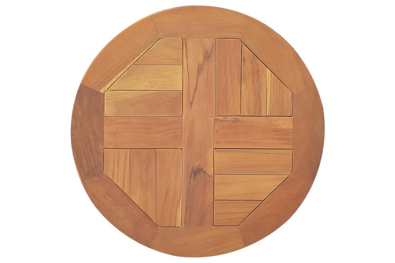 Bordsskiva i massiv teak rund 2,5 cm 40 cm - Brun - Möbler - Bord & matgrupper - Bordstillbehör - Bordsskiva
