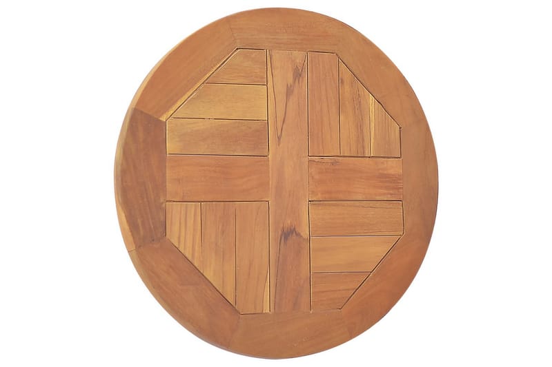 Bordsskiva i massiv teak rund 2,5 cm 40 cm - Brun - Möbler - Bord & matgrupper - Bordstillbehör - Bordsskiva