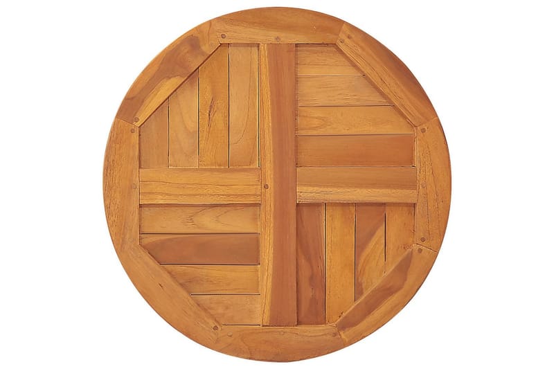 Bordsskiva i massiv teak rund 2,5 cm 50 cm - Brun - Möbler - Bord & matgrupper - Bordstillbehör - Bordsskiva